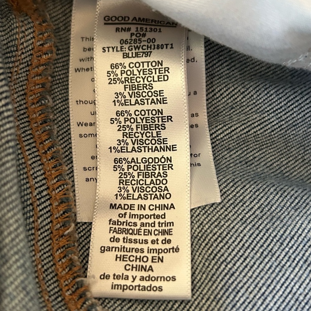 NWOT Good American Good Legs Jeans - Picture 5 of 6